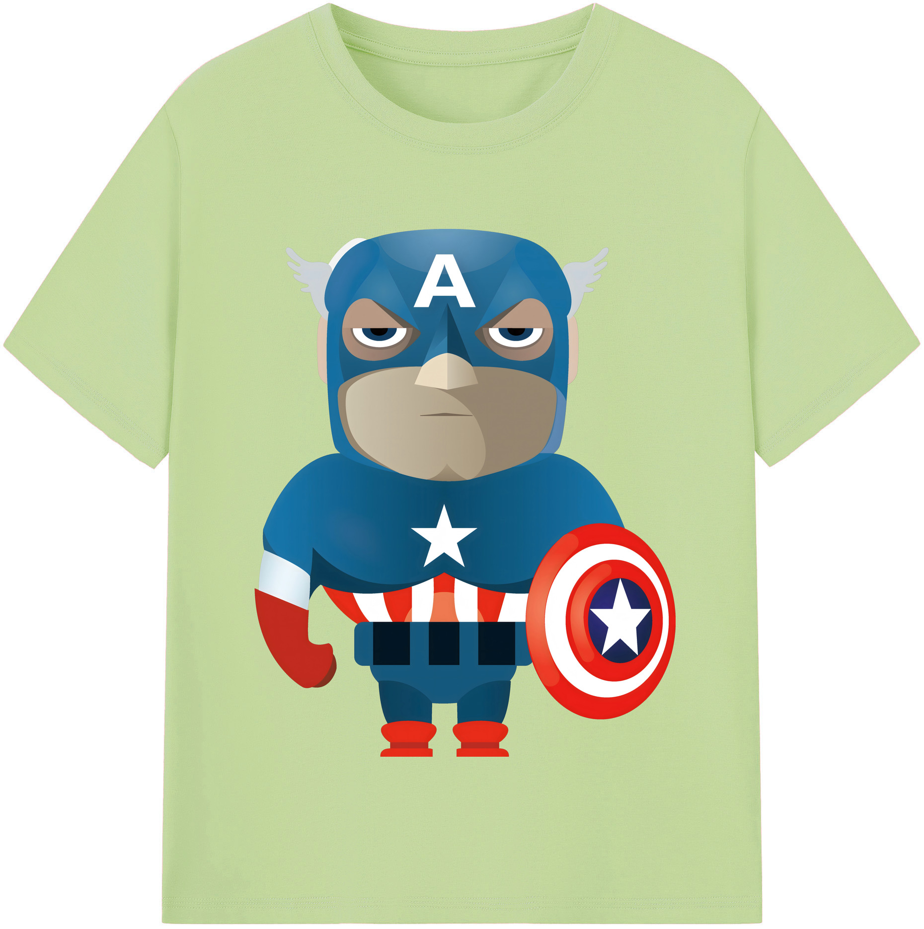 （画像用） アベンジャーズ The Avengers 綿100％半袖Tシャツ（フロントプリント）